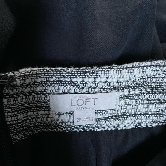 Loft Gray tweed skirt - Picture 4 of 6